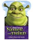 Shrek The Third 2008 Fun-Shaped Wall Calendar