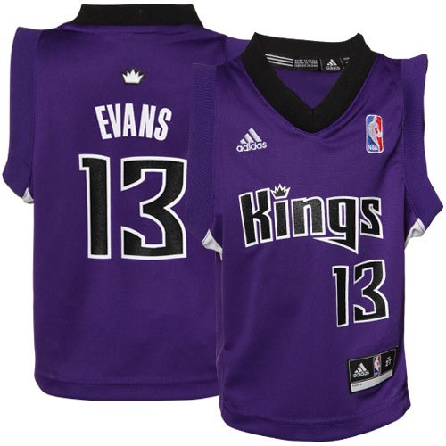 NBA adidas Tyreke Evans Sacramento Kings Toddler Revolution 30 Replica Jersey - Purple (2T)