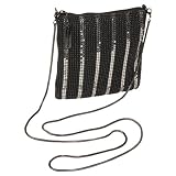Whiting and Davis Strips Square Dance (Black/Pewter)