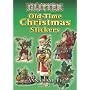 Glitter Old-Time Christmas Stickers