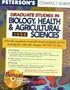 Peterson's Compact Guides: Graduate Studies in Biology, Health & Agricultural Sciences 1998