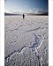 Photographic Prints of Woman walking on salt flats, Badwater Basin, at minus 282 feet the lowest point from Robert Harding