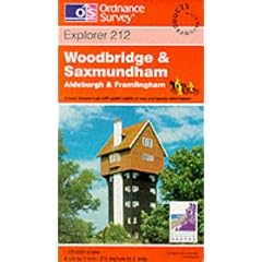 Woodbridge and Saxmundham (Explorer Maps)