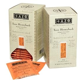 Tazo HoneyBush Herbal Tea Filterbags with Dispenser, Six (6) 24-Count Filterbags (144 Bags Total)