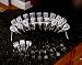 Chrome and Metal Wine Stopper Holder