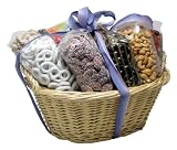 Gourmet Gift Basket of Chocolates Candy & Nuts