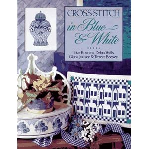 Cross-Stitch in Blue & White - Trice Boerens 