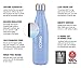 ICONIQ Stainless Steel Vacuum Insulated Water Bottle, 17 Ounce (Periwinkle)