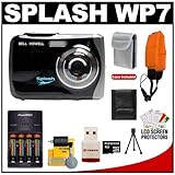 Bell & Howell Splash WP7 Waterproof 12.0 MP Digital Camera (Black) with 4GB ....