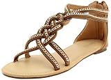Wild Diva Women's Becky-01 T-Strap Sandal