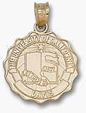 California (Davis) Aggies Seal Pendant - 14KT Gold Jewelry