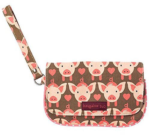 Bungalow360 Vegan Wristlet - Pig