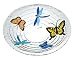 Butterfly & Dragonfly Glass Bird Bath