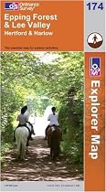 Epping Forest and Lee Valley (OS Explorer Map)