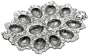 Arthur Court Bunny 12-Deviled Egg Holder