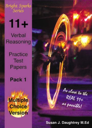 11+ Verbal Reasoning Test Papers: Multiple Choice Version