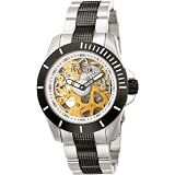 INVICTA MECHANICAL SKELETON Mens WATCH SILVERTONE BLACK 5224 by Invicta