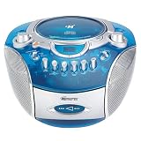 Blue Translucent Memorex Boom Box, MP3134