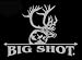 Big shot Upstream Images Silver Vinyl Wildlife Car Truck Window Decal Sticker