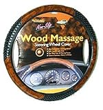 Allison Corporation 54-6204 Massage Wood Steering Wheel Cover