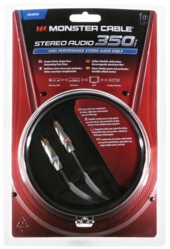 Monster 132537 High Performance Stereo Audio Cable 350i (Hochleistungs-Cinchkabel) 1 Meter Preisvergleich