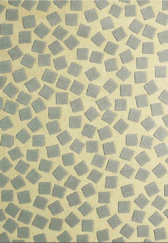 Jovi Home Dispersion Hand-Tufted Rug 4-Foot by 6-Foot, Gray/Taupe