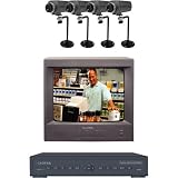Clover 14 Color Quad Observation System w/4-CHANNEL Digital Video Recorder