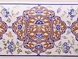 IMAGE OF Detail of the Exquisite Wall Painting in the Sultan Mahal, Samode Palace, Samode, India Premium Photographic Poster Print by John Henry Claude Wilson, 12x16