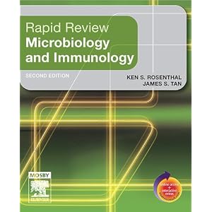 Click here to buy Rapid Review Microbiology and Immunology: With STUDENT CONSULT Online Access by Ken S. Rosenthal PhD and James S. Tan MD.