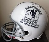 Lenny Moore Autographed Full Size Baltimore Colts Commerative Helmet