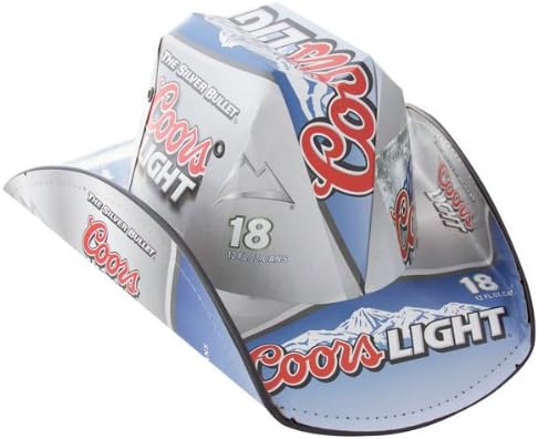 Coors Light Cowboy Style Beer Box Hat