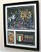 2006 Italy World Cup -Champions Celebration with Trophy- Framed Collage