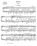 Albeniz Iberia Book I:    2. El Puerto: Instantly download and print sheet music