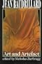 Jean Baudrillard, Art and Artefact
