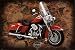 Harley Davidson (Road King) Art Poster Print - 36x24