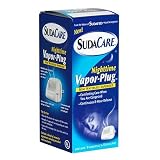 Sudacare Nighttime Vapor Plug Mini Waterless Vaporizer with 5 Refills (Pack of 3)