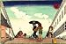 Acrylic Fridge Magnet Japanese Art Utagawa Kuniyoshi High Noon at Kasumigaseki