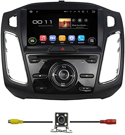 BlueLotus 8" 1 Din Android 5.1 Quad Core Car DVD GPS Navigation for Ford Focus 2015 w/ TV Radio Bluetooth+WIFI+SWC+RDS+AV+AUX IN+ Free Backup Camera+Free USA Map