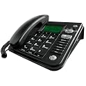 GE Corded Desktop Telephone with Call Waiting/Caller ID/Integrated Answering Machine - Black (29582FE1)