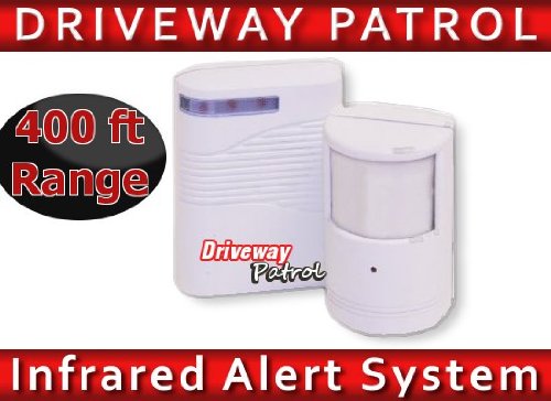 Driveway Parking Patrol Sensor and Receiver Kit - Wireless up to 400ft