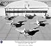 NASA (NACA Aircraft, X-Planes, 1952) Black Wood-Mounted Art Poster Print - 11 X 17