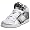 Silver/white/red