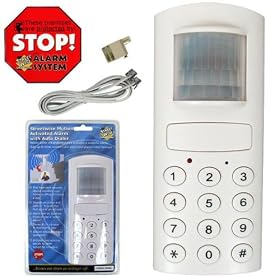 Motion Activated Alarm with Auto Dialer - Home and Garden > Security