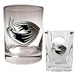 Atlanta Thrashers Rocks Glass & Square Shot Glass Set - Primary Logo NHL Hockey