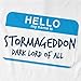 Ann Arbor T-shirt Co. Unisex Baby Stormageddon Funny Infant One Piece-3-6 Months White