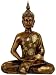 Simple, Beautiful Fine Art Gift Idea Him Her - 11" Large Thai Sitting Buddha Statue Figure in Deep Meditation