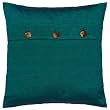 Decorative Handmade Teal Blue Thai Silk Cushion Cover / Pillow Sham