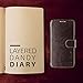 Galaxy S6 Edge Case, Verus [Layered Dandy][Coffee Brown] - [Premium Leather Wallet][Slim Fit] For Samsung Galaxy S6 Edge
