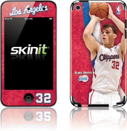 Skinit Los Angeles Clippers Blake Griffin #32 Action Shot Vinyl Skin for iPod Touch (4th Gen)