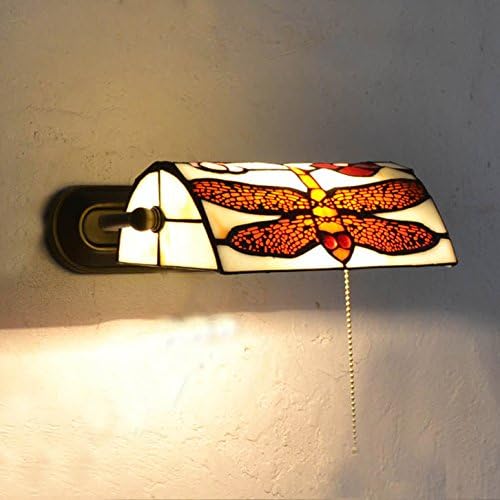 Tiffany Classic Dragonfly Corridor Wall Light Sink Bedroom Bedsides Wall Lamps Creative Mirror Front Bathroom Wall Sconce